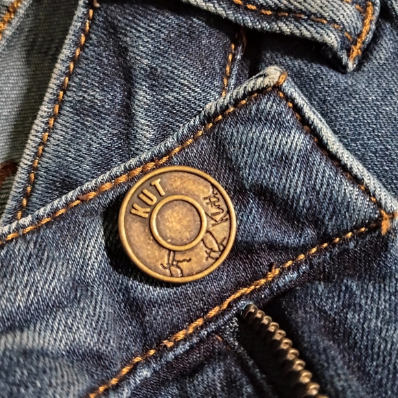 Kut From The Kloth Catherine Boyfriend Mid-Rise Jeans Ladies 6 Current Style - Picture 11 of 12